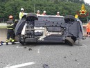 Tragico incidente sull'autostrada a Vergiate: due anziani perdono la vita dopo essersi ribaltati con l'auto