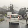 L'incidente in una foto inviataci da un lettore