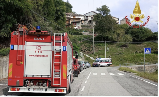 Cade in montagna in Veddasca, intervengono vigili del fuoco e CRI di Luino e Valli