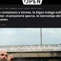 La contestazione di Varese a Saviano sui quotidiani online nazionali, qui sopra Open