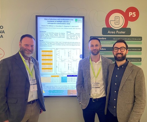 Medici dell'ospedale di Gallarate protagonisti al 54° Congresso della Società Italiana di Neurologia