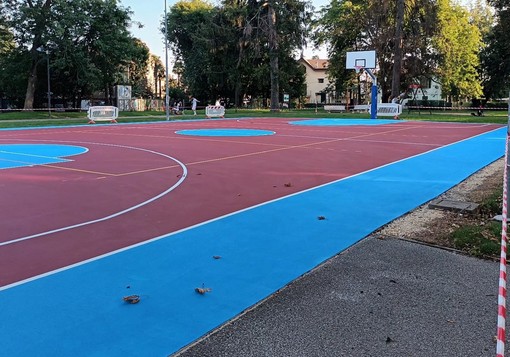 Sabato a Vedano Olona l'inaugurazione del campo da basket al parco Fara Forni