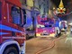 FOTO. Incendio in uno scantinato di un palazzo di via Orrigoni a Varese: evacuate due persone di cui una allettata