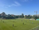 Non sempre la Varesina può volare. Di sicuro non è accaduto sul campo della Tritium (foto delle battute iniziali della gara da Tritium Calcio 1908)