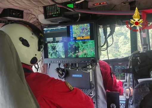 Due escursionisti in difficoltà nelle Valli del Verbano Cusio Ossola salvati dall'elicottero &quot;Drago 153&quot; di Malpensa