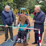 L'inaugurazione del parco giochi inclusivo di Villa Recalcati