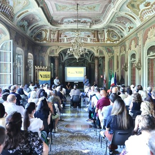 Un momento della presentazione di Varese Corsi in Sala Estense