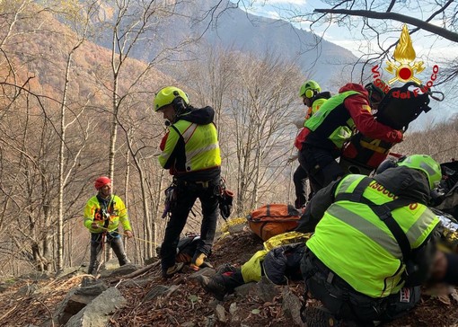 Ritrovato ferito ma vivo l'escursionista varesino disperso in Valgrande: terminate le operazioni di recupero