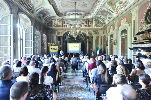 Un momento della presentazione di Varese Corsi in Sala Estense