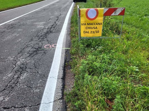 Lavori Alfa ad Azzate, chiusa via Maccana