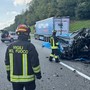 Scontro tra camion sull'A9: un ferito e autostrada chiusa