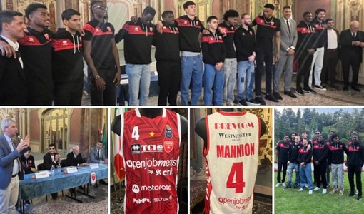 VIDEO - La Pallacanestro Varese si presenta a Palazzo Estense. E annuncia due nuovi sponsor