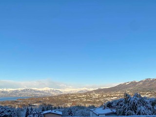 Il lago di Varese visto dalla balconata di via Autostrada (foto Paolo Musajo Somma da La Varese Nascosta)