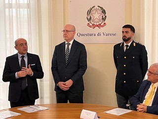 Il prefetto Pasquariello con il questore