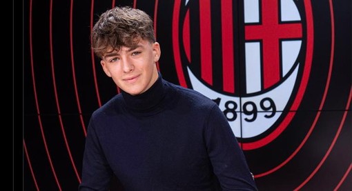 Lorenzo Ossola (foto tratta dalla pagina X del Milan)