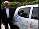 Gianni Maddaluno alla presentazione di un'auto donata per l'assistenza domiciliare