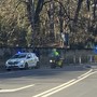 La polizia locale sul luogo dell'incidente