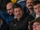 Carlo Bino in tribuna dell'Acinque Ice Arena