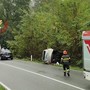 FOTO. Ventenne si ribalta con l'auto sulla &quot;Garibaldina&quot; e finisce all'ospedale