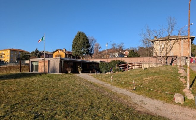 L'area feste di via Croci, a Induno Olona