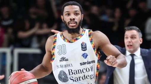 Brandon Jefferson in maglia Dinamo Sassari