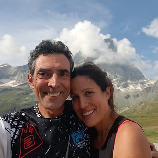 Andrea e Sara nella foto postata pochi giorni fa