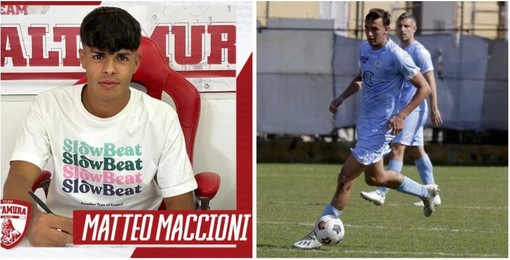 Matteo Maccioni, 20 anni, e Paolo Valagussa (31) neo biancorossi