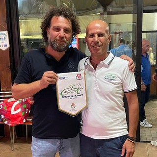 Antonio Sechi (a destra) con Marco Scarponi, Fondazioni Michele Scarponi