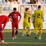 Gambe piegate e teste basse a fine gara per gli uomini di Spilli (foto Scaringi - Varesina Calcio)