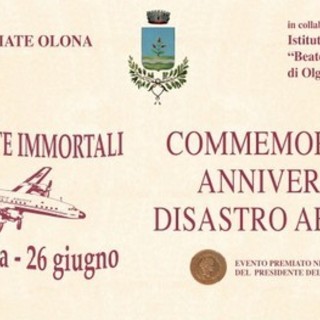 26 giugno, ore 17.33: Olgiate Olona ricorda il disastro aereo del 1959