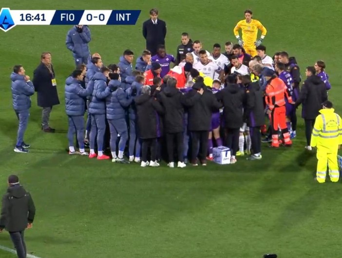 Fiorentina-Inter, malore in campo per Bove: gara sospesa e giocatori in lacrime