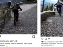 Brumotti in bici promuove Varese per la Regione. Ma c'è una i di troppo in quel &quot;Palazzo Estensi&quot;, e più che &quot;varesotti&quot; qui siamo varesini...