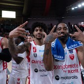 Esulta ancora la Openjobmetis Varese, alla terza vittoria consecutiva (foto Fabio Averna)