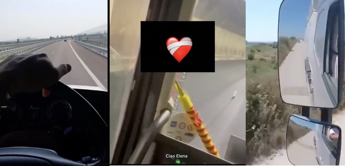 «Buon viaggio, Elena». L'immenso cuore dei camionisti risuona in tutt'Italia per il piccolo angelo