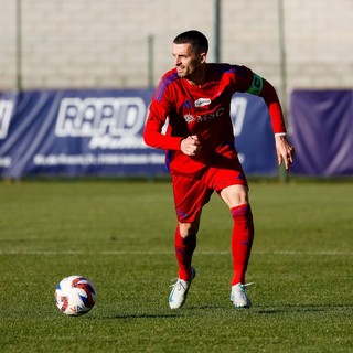 Marco Gasparri, capitano della Varesina (foto Scaringi - Varesina Calcio)