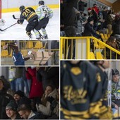 La partitissima contro i Senators Aosta è dei Crazy in un'Acinque Ice Arena caldissima (foto Michele Del Re)