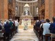 La basilica si Santa Maria assunta, gremita per l'ultimo saluto a Paolo Carù
