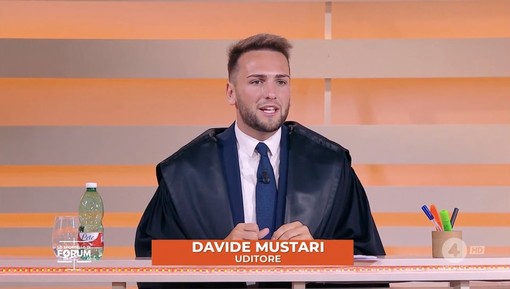 L'avvocato varesino Davide Mustari uditore giudiziario di Forum su Canale 5 e Rete 4