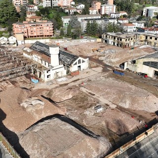 L'area ex Aermacchi come risulta oggi dopo le demolizioni del vecchio sito industriale