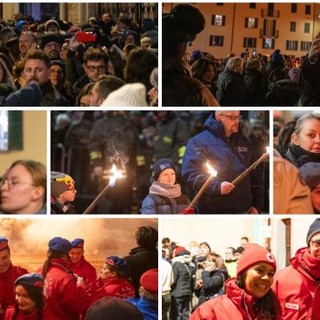 FOTOGALLERY. I volti del falò di Sant'Antonio tra stupore, meraviglia e speranza