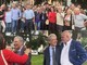 VIDEO. Samarate, centrosinistra in festa con il nuovo sindaco Alessandro Ferrazzi: «La prima cosa che vorrei fare? Aprire la porta principale del municipio»