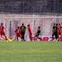 La palla si insacca: è il primo gol di Valagussa alla Varesina in una partita ufficiale al Franco Ossola (foto Alessandro Umberto Galbiati)