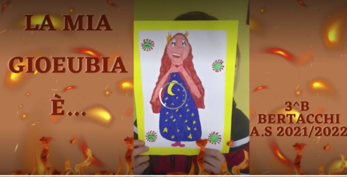 VIDEO/ I bambini della Bertacchi: «La Giöbia è magica e brucerà virus, malattie e tristezza»