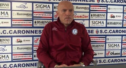 Giuliano Melosi, ex tecnico biancorosso e ora alla Caratese sconfitto oggi in casa dal Varese