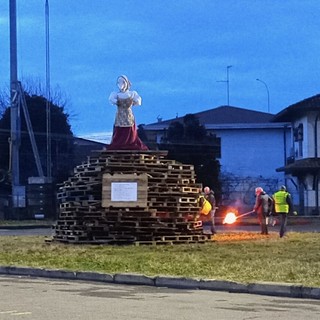 A Fagnano domenica scorsa il primo falò