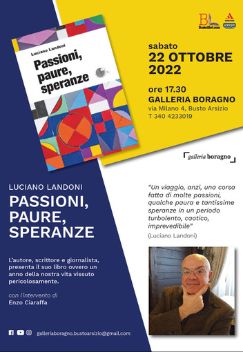 “Passioni, paure, speranze” di Luciano Landoni si presenta in Galleria Boragno