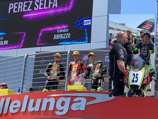 Moto 3, è podio per Leo Abruzzo