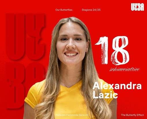 Eurotek Uyba: arriva Alexandra Lazic, nuovo rinforzo per la squadra di Barbolini