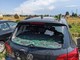 FOTO. Grandinata disastrosa: danni ad oltre 300 auto di pendolari a Saronno