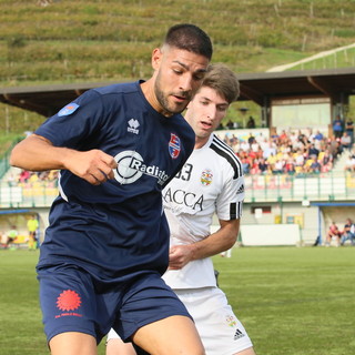 Marco Bertoli, 24 anni e 16 gol nell'ultima stagione nella Virtus CiseranoBergamo (foto tratta dalla pagina Facebook ufficiale dei bergamaschi)